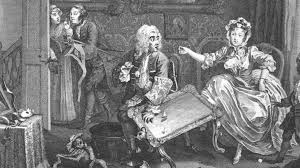 Уильям Хогарт. «Карьера проститутки-2: ссора с покровителем.» 1732