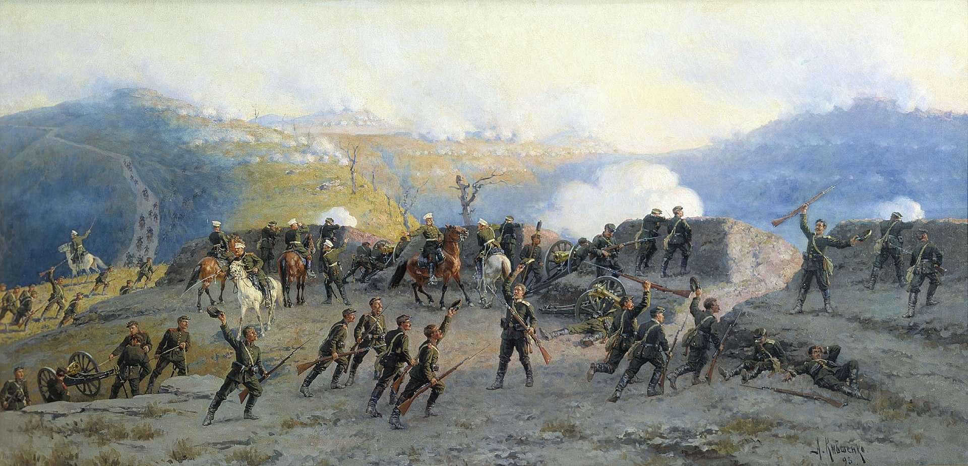 А. Д. Кившенко. Сражение на Шипке 1893
