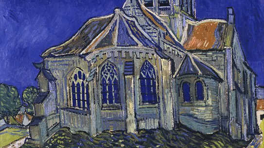 Винсент Ван Гог. Церковь в Овере. 1890