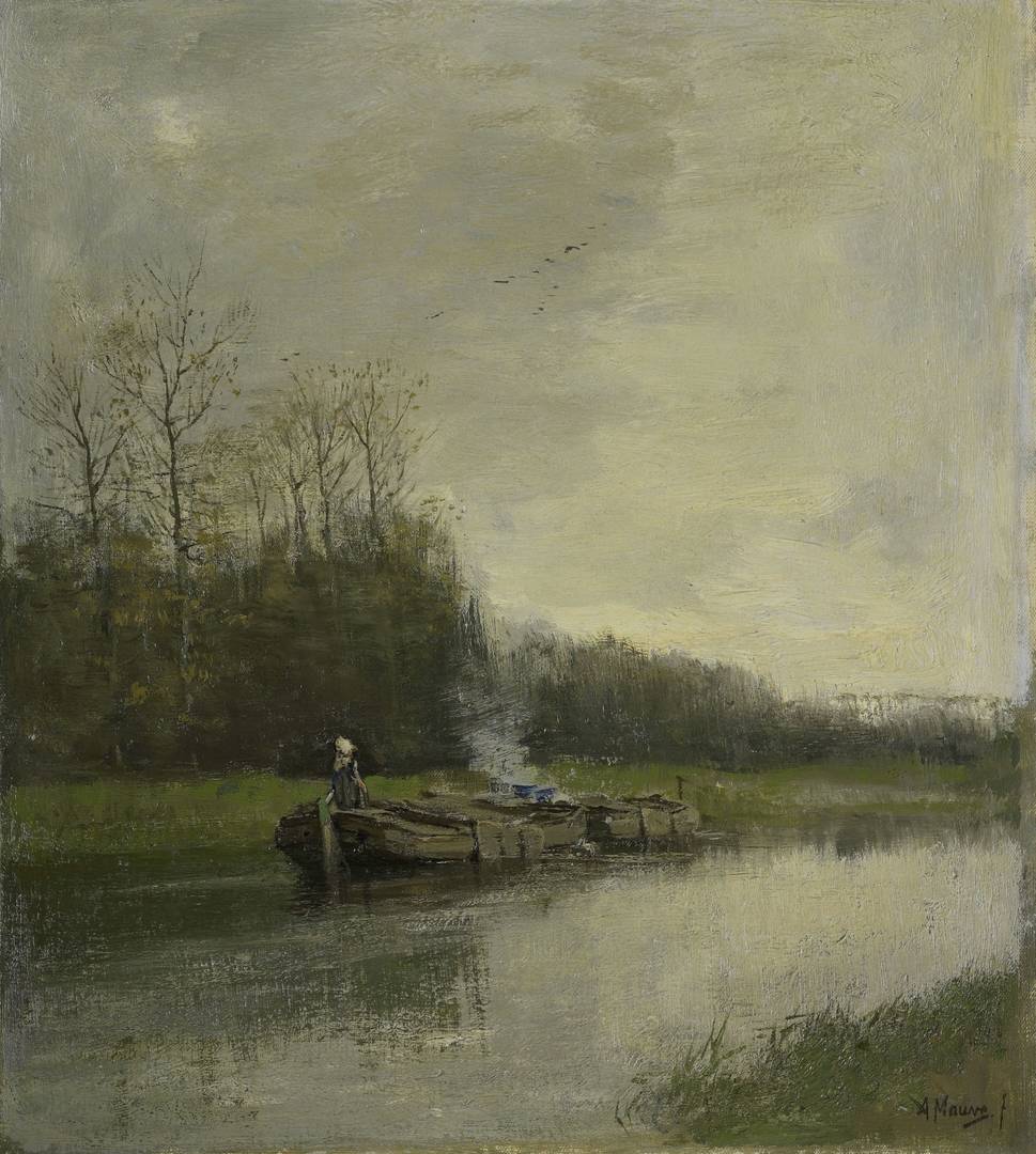 Антон Мауве. Судоходный канал. 1860-1888