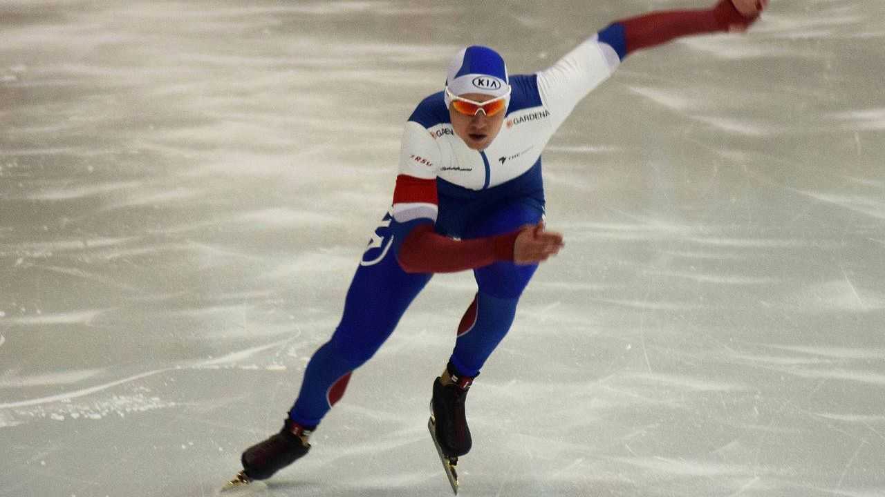 Павел Кулижников на Чемпионате мира по конькобежному спорту в 2016 году