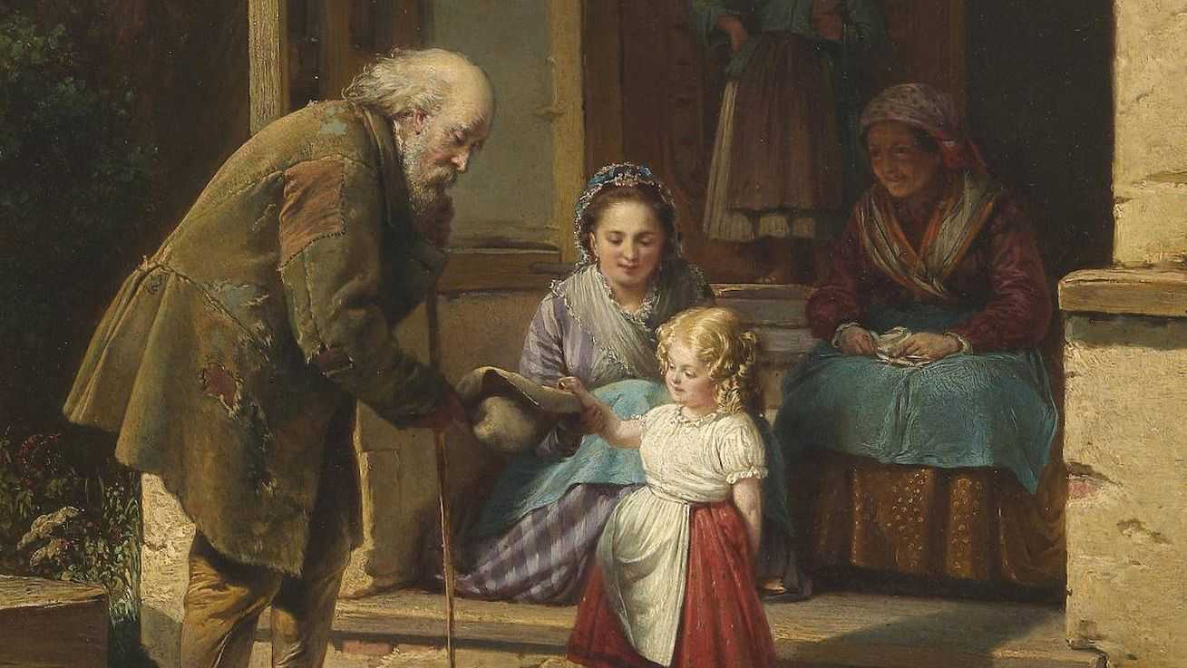 Август Генрих Мансфельд — Милосердие 1871 год