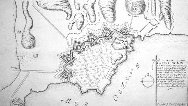 Гётеборг. Гравюра начала XVIII века