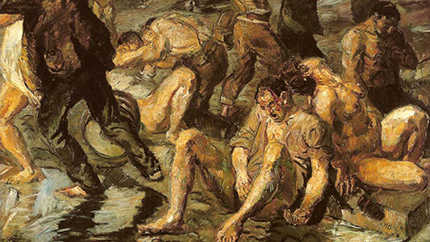 Макс Бекман. Землетрясение в Мессине. 1909