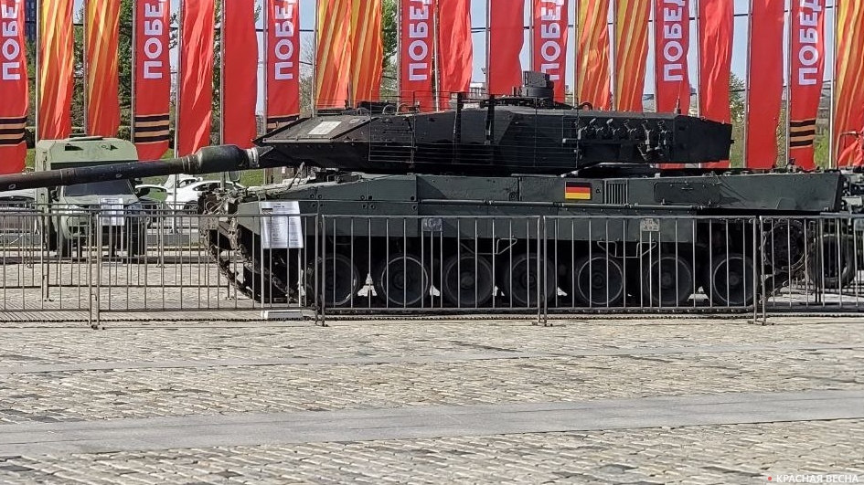 Leopard 2A6 (Германия). Выставка трофеев СВО на Поклонной горе
