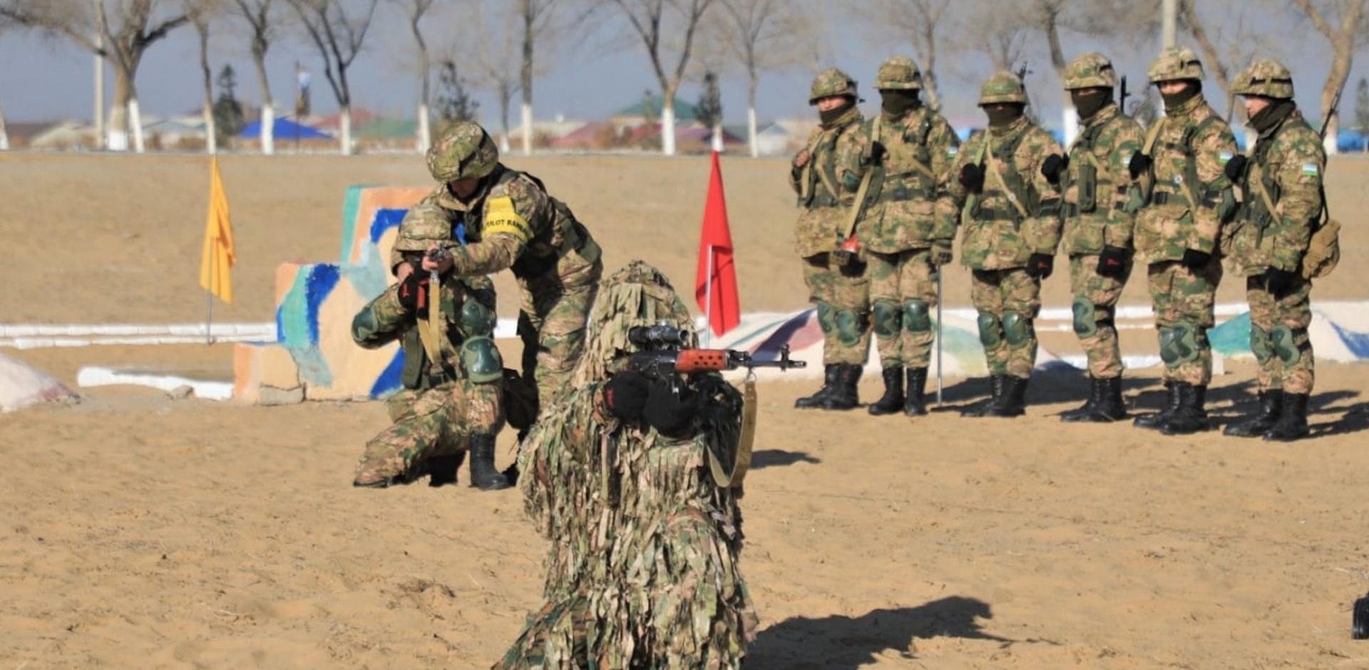 Учения в воинских частях Нукусского гарнизона