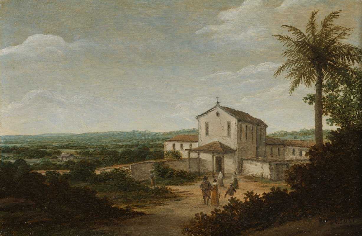 Франс Пост «Церковное здание в Бразилии» (1675 — 1680)