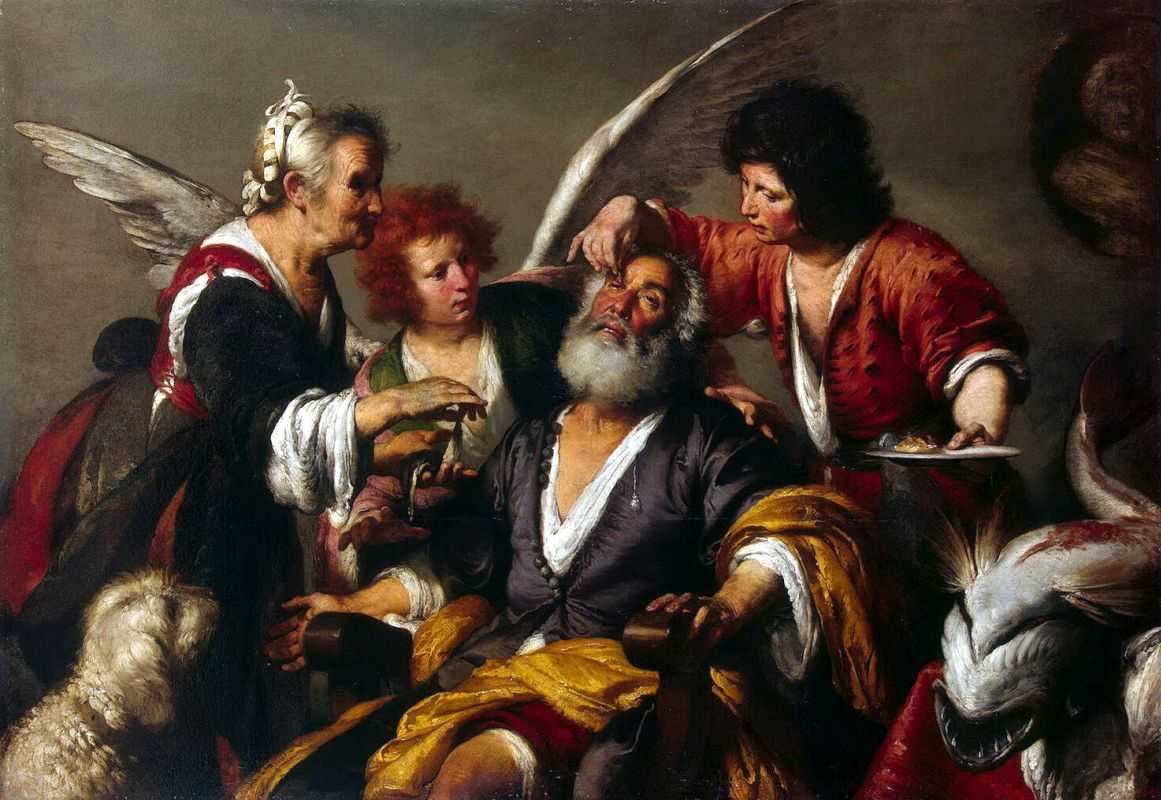 Бернардо Строцци. Исцеление Товита. 1630