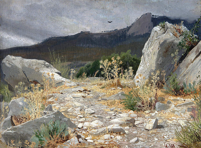 И. И. Шишкин. Горная дорожка. Крым. 1879