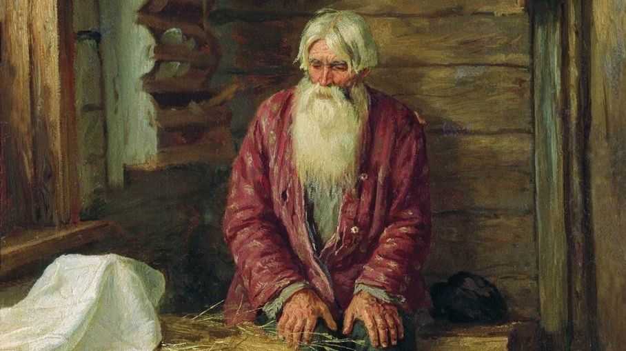 Василий Максимович Максимов. Пережил старуху (фрагмент). 1896
