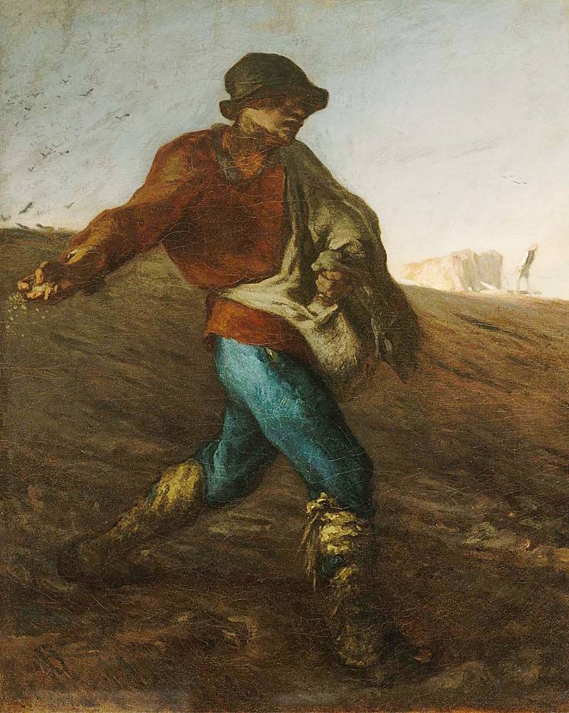 Жан-Франсуа Милле. Сеятель. 1850