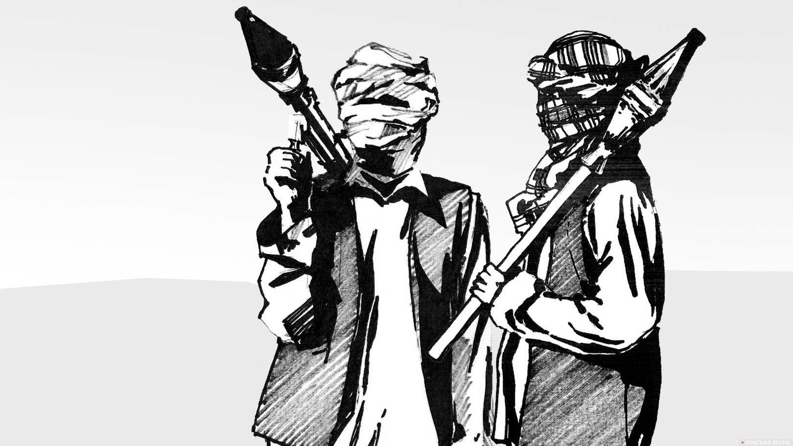 боевики движения Талибан (организация, деятельность которой запрещена в РФ)