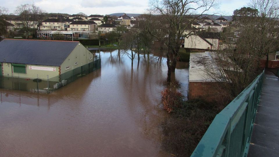 Последствия наводнения. Ньюпорт