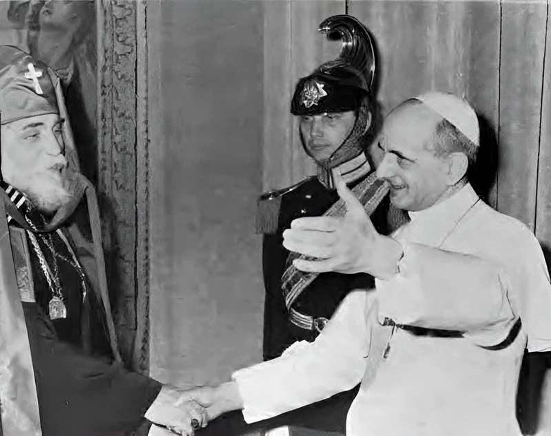 Иосиф Слипый и папа Павел VI