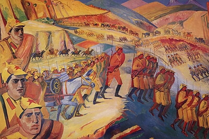 Мартирос Сарьян. Горный марш армянских частей.1933