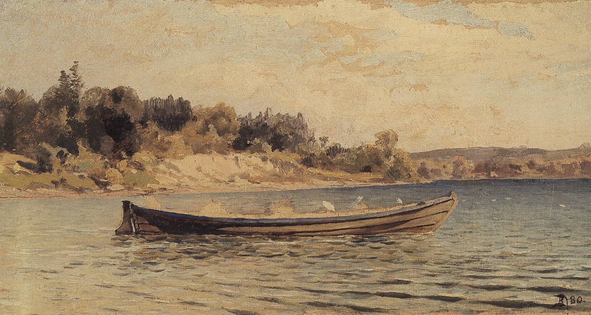 Василий Поленов. Лодка. 1880