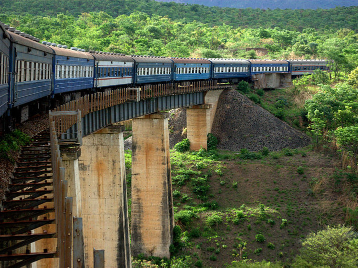 Замбия. Железная дорога