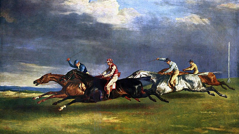 Теодор Жерико. Скачки в Эпсоме. 1821 год