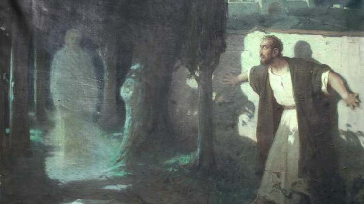 Неизвестный художник. Явление Христа Иуде в Гефсиманском саду. 1919