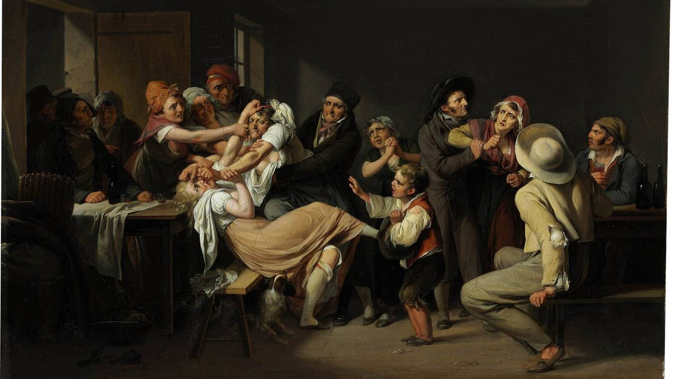 Луи-Леопольд Буальи. Женщины дерутся (фрагмент). 1818