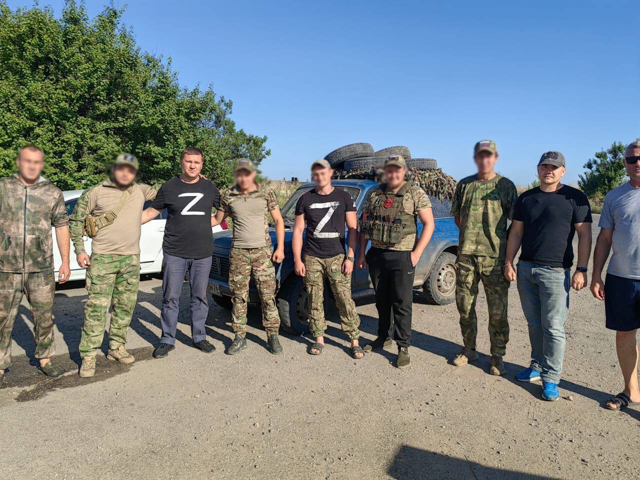Гуманитарный груз доставили жители Красногвардейского округа Ставропольского края в зону спецоперации