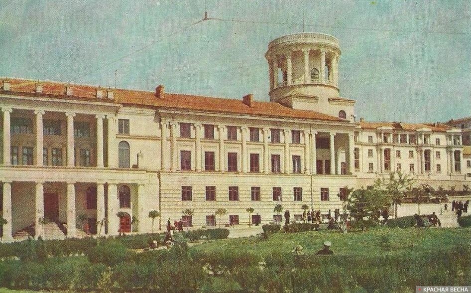 ЦКБ «Черноморец». Севастополь. Советская открытка. Фото Бакмана. 1956