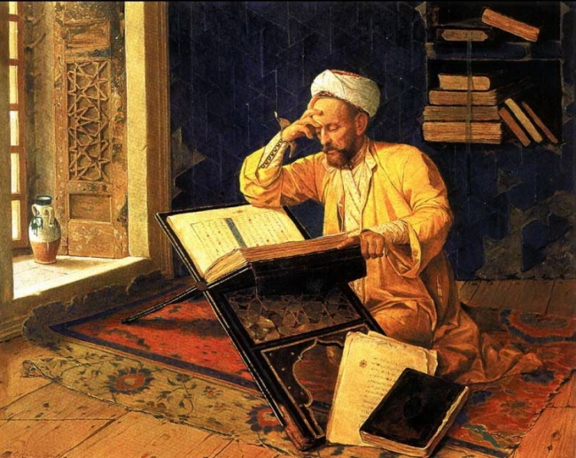 Осман Хамди Бей.Чтение Корана. (1842-1910)