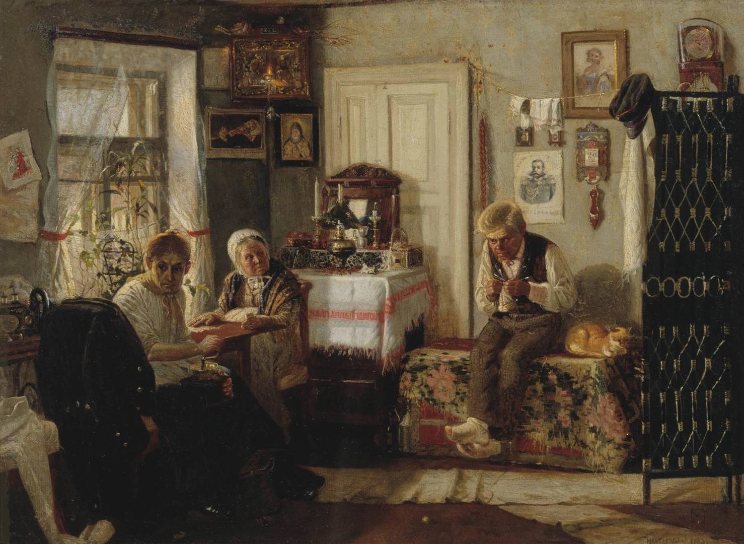 Михаил Нестеров. Домашний арест. 1883