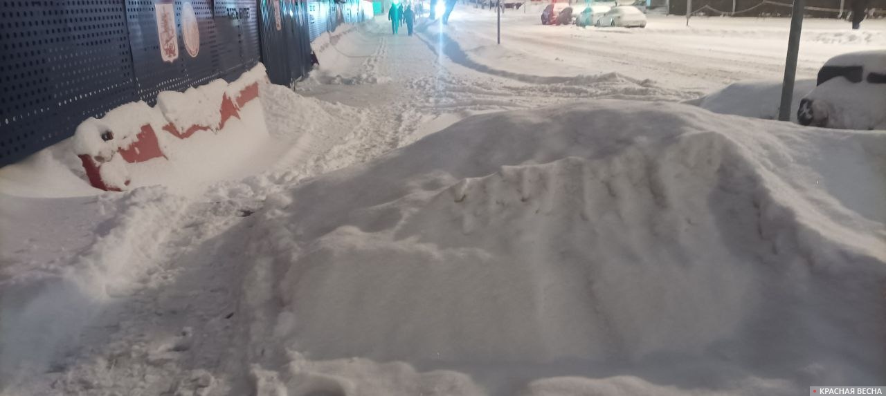 Москва ночью на 27 января