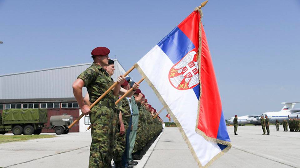 торжественная встреча российского и белорусского контингентов на аэродроме «Батайница»