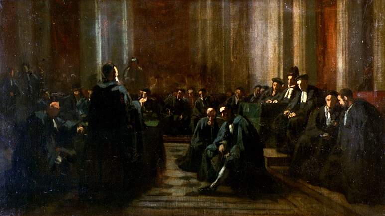 Эдуар Моиз. Великий Синедрион (фрагмент). 1867