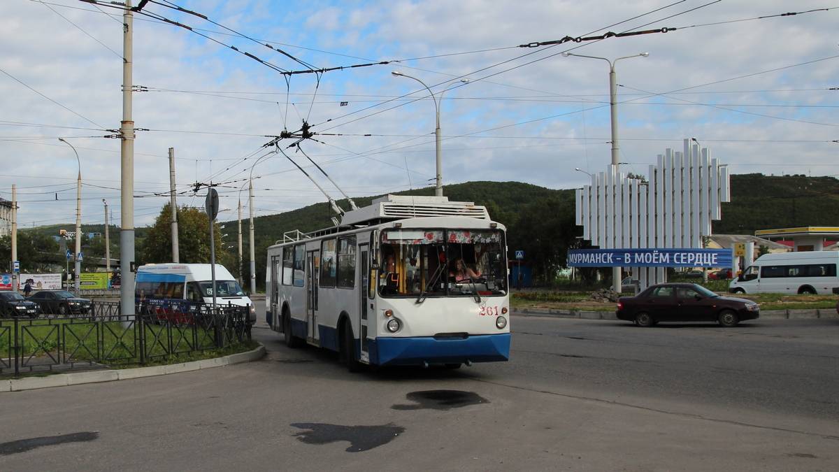 Общественный трнаспорт в Мурманске