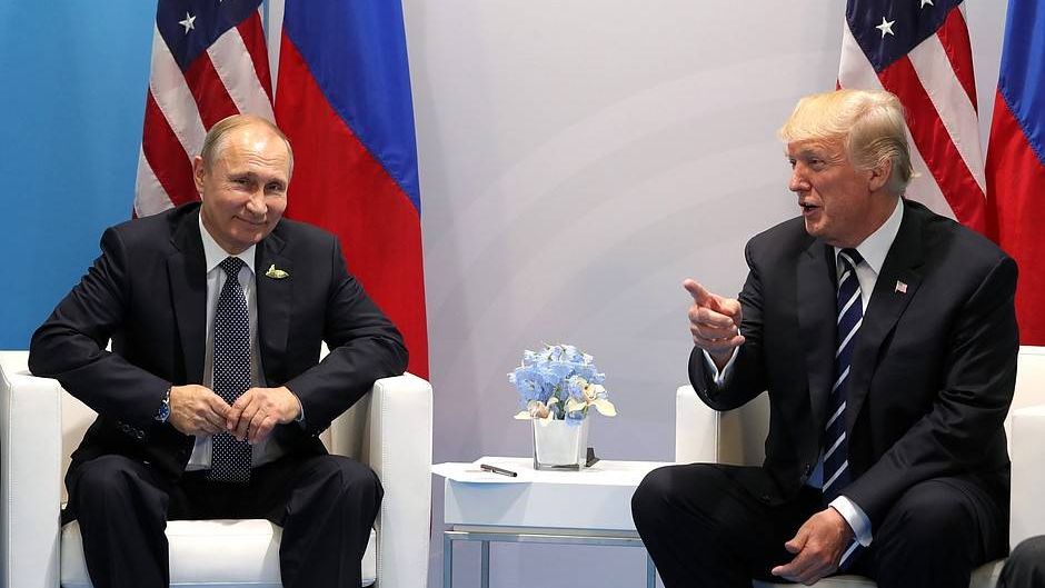 Встреча Владимира Путина с Дональдом Трампом