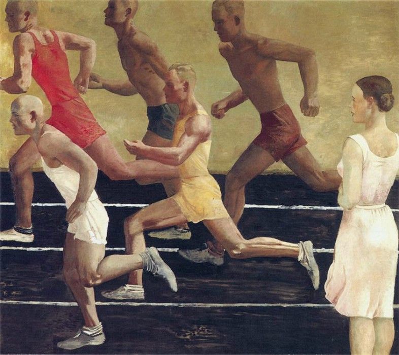 Александр Александрович Дейнека. Бег. 1933 год