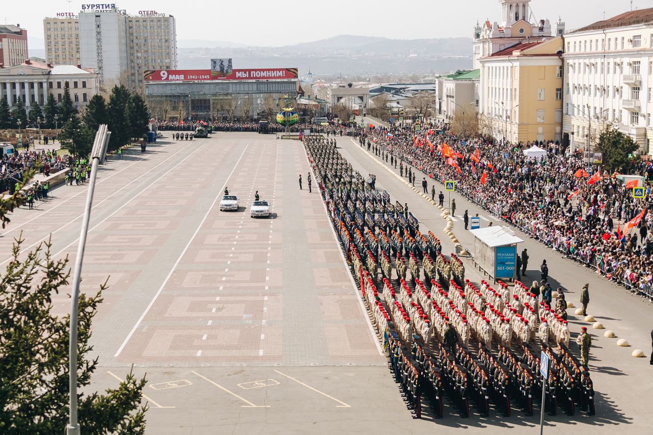 Парад Победы в Улан-Удэ 9 мая 2023 года