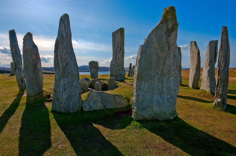 Каменный круг Калланиш (Остров Льюиса, Внешние Гебриды, Шотландия, Великобритания