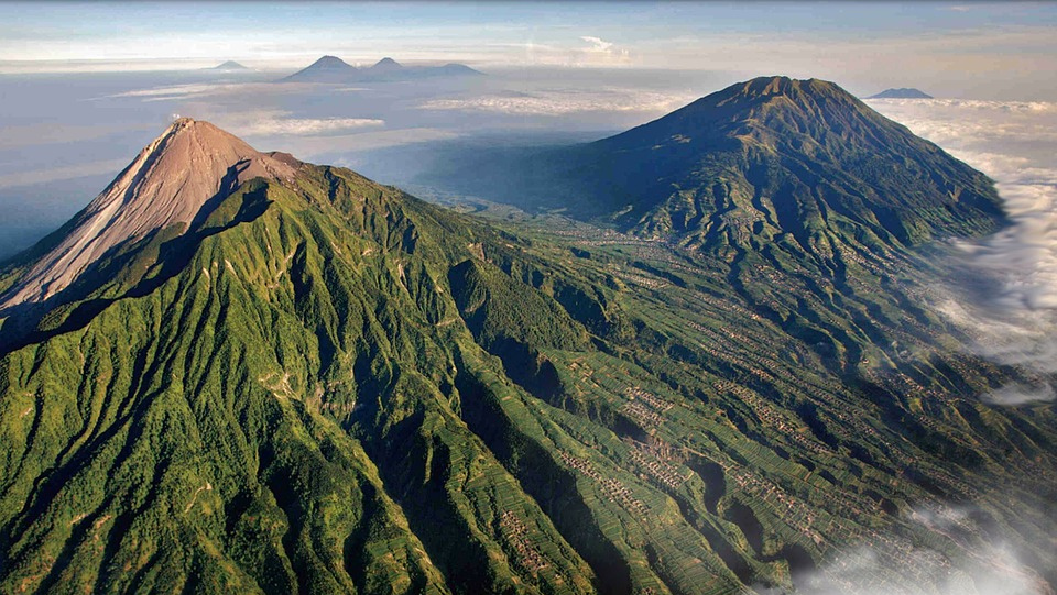 Вулкан Мерапи. Индонезия