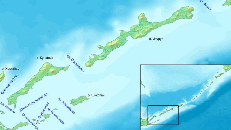 Проливы Курильских островов Юг