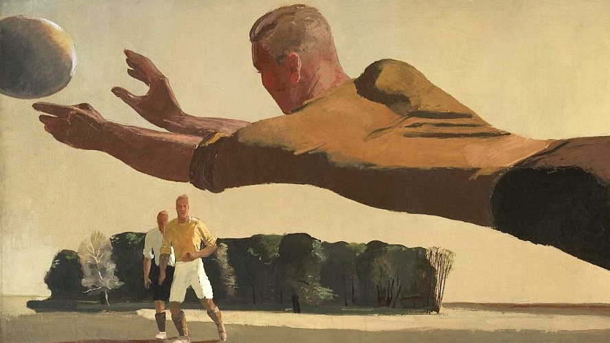 Александр Дейнека. Вратарь .1934