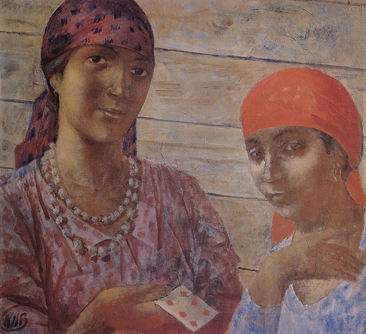 Кузьма Петров-Водкин. Цыганки. 1926-1927