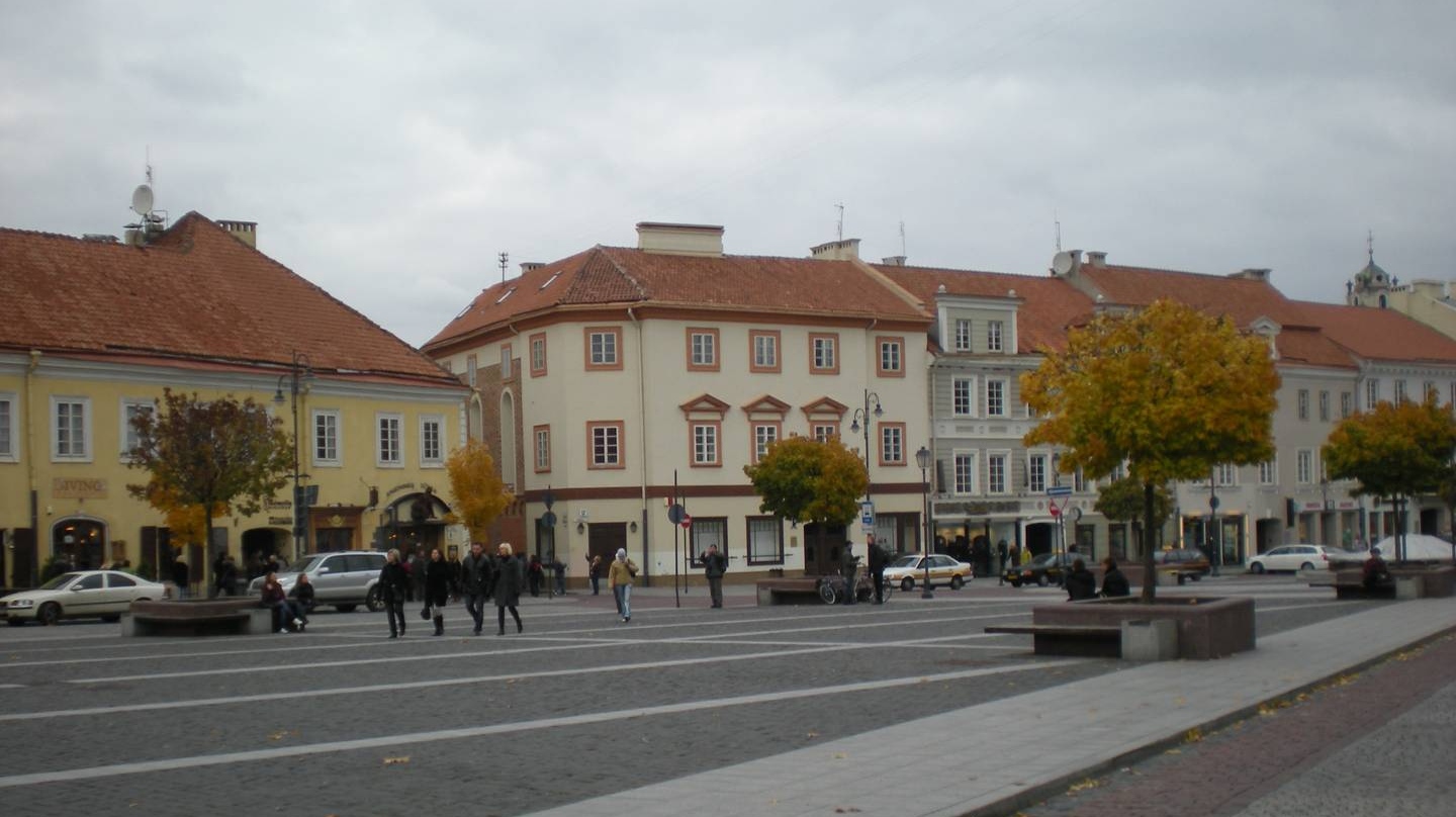 Площадь. Вильнюс, Литва.