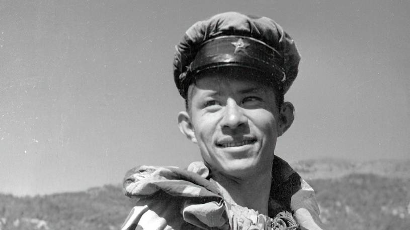 Легендарный снайпер Филипп Рубахо, пригород Новороссийска, 1944 г.