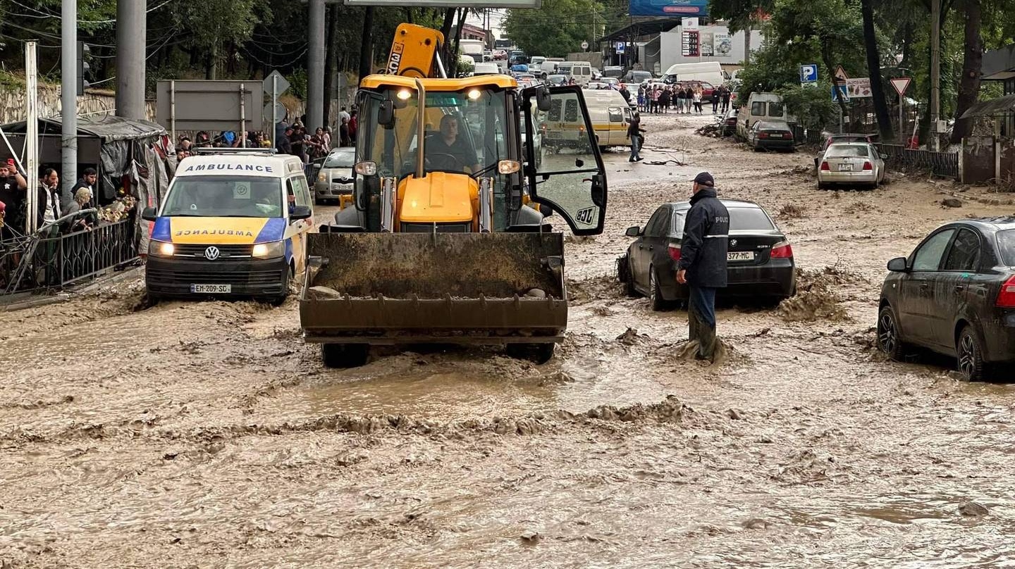 Наводнение Гурджаани (Грузия)