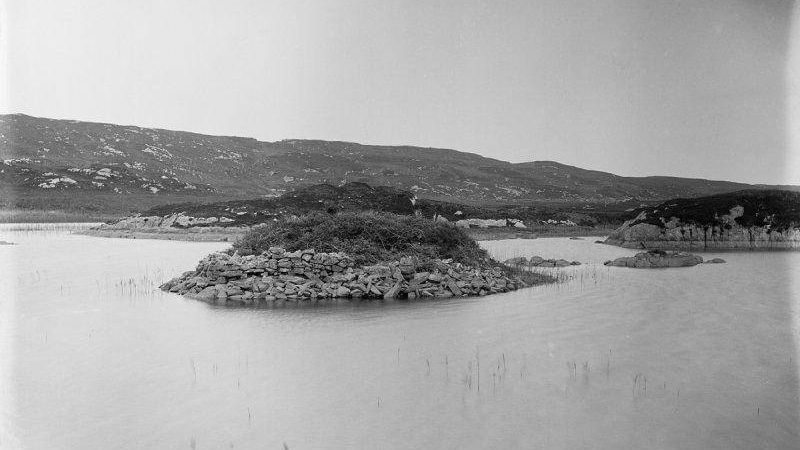 Фотография краннога на озере Лох-Ан-Дуин