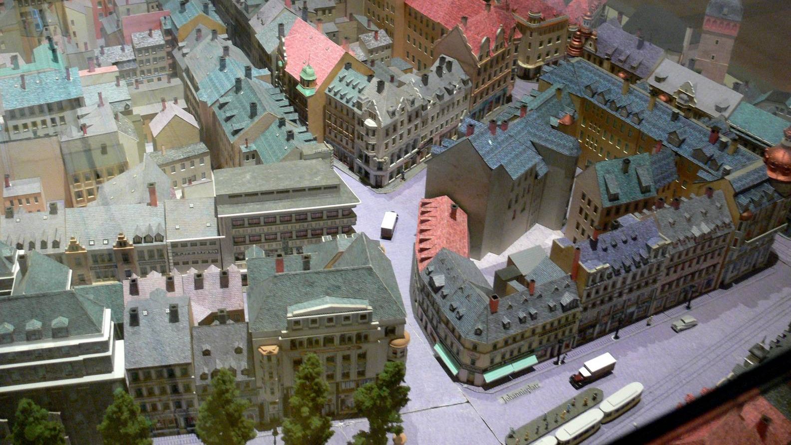 Модель центра города Хемниц