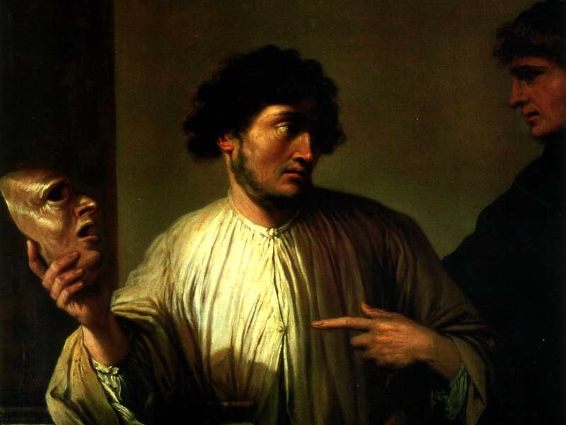 Сальваторе Роза. Аллегория лжи (фрагмент). 1640-е