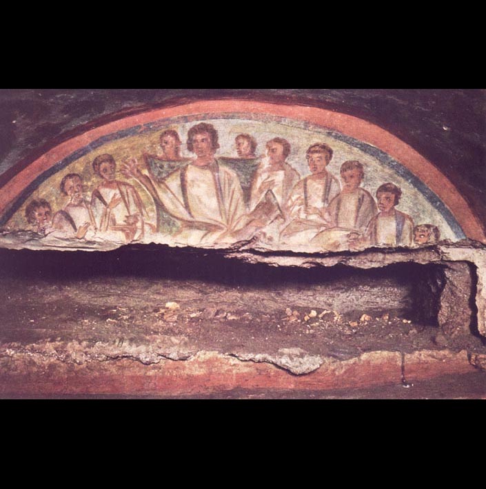 Фрески раннехристианских катакомб св. Домициллы [(cc)wikimedia.org]