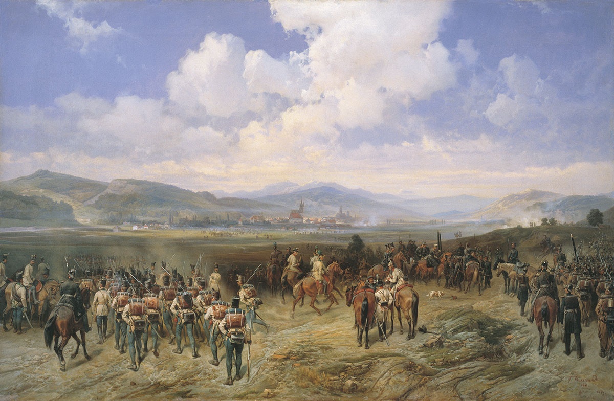 Виллевальде Богдан Павлович. Сражение при Быстрице. 1849 год.