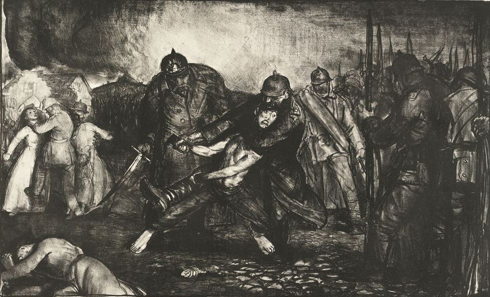 Джордж Уэсли Беллоуз. Сделано в Германии. (Серия Война). 1918