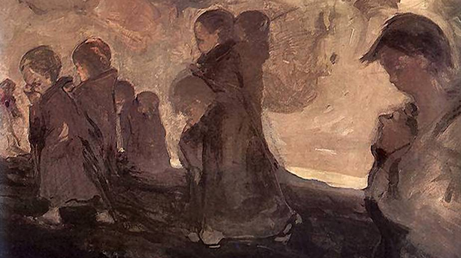 Витольд Войткевич. Крестовый поход детей (фрагмент). 1905